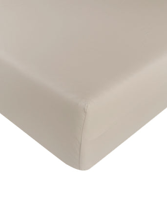 Fitted Sheet Egyptian Cotton Percal 400TC | Latte