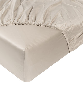 Fitted Sheet Egyptian Cotton Sateen 400TC | Champagne