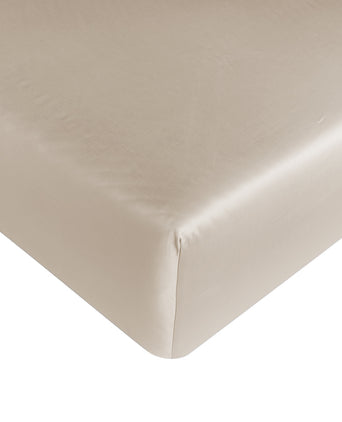 Fitted Sheet Egyptian Cotton Sateen 400TC | Champagne