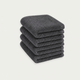 Guest towel zero-twist cotton 30x30 cm (4 pcs) | Anthracite