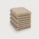 Guest towel zero-twist cotton 30x30 cm (4 pcs) | Latte