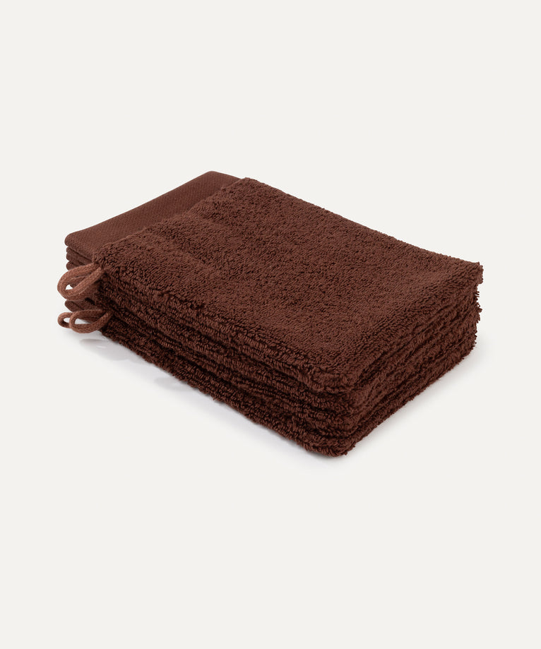 Washcloth Chestnut 16x21 cm | Set of 4