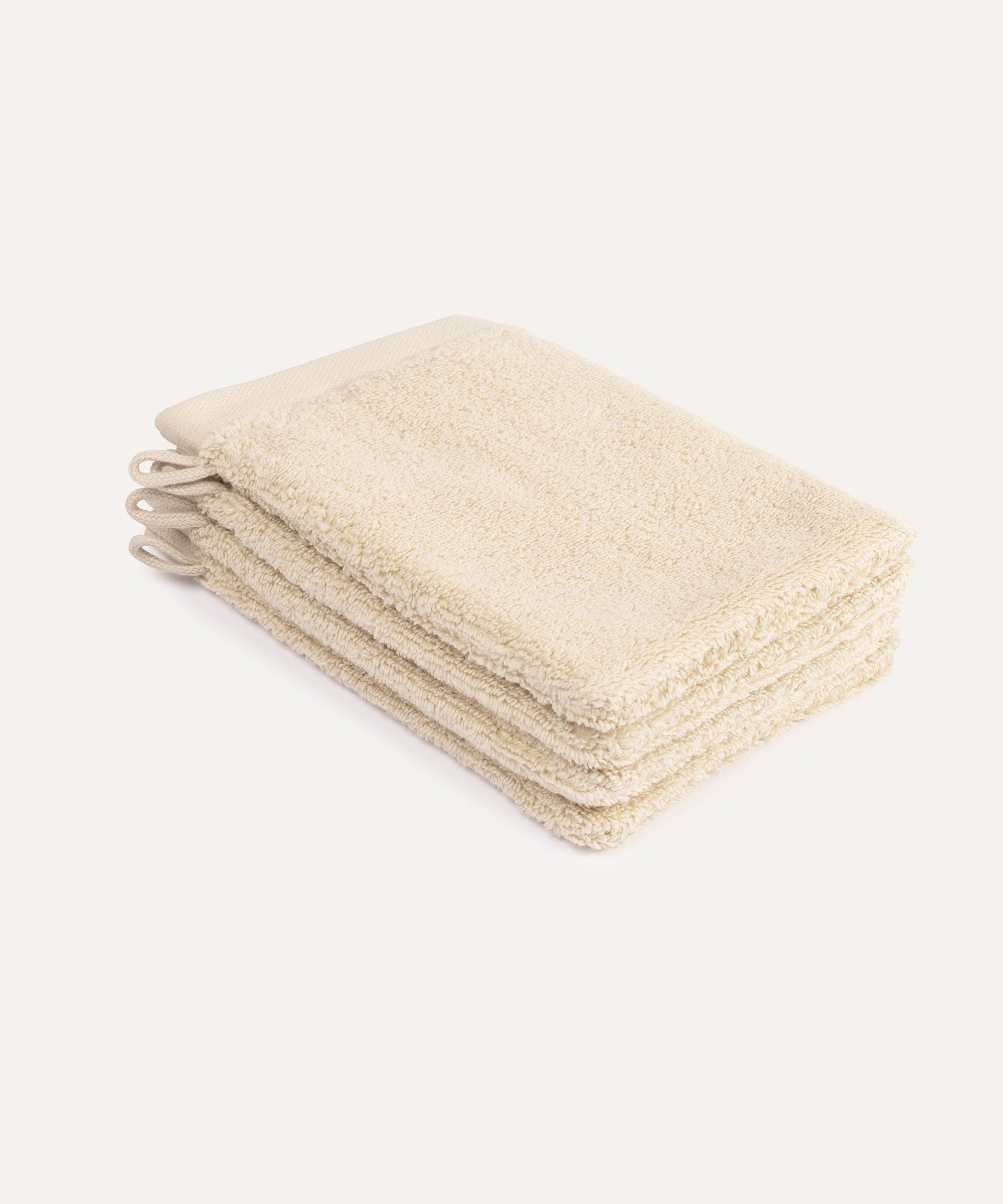 Washcloth Cream 16x21 cm | Set of 4