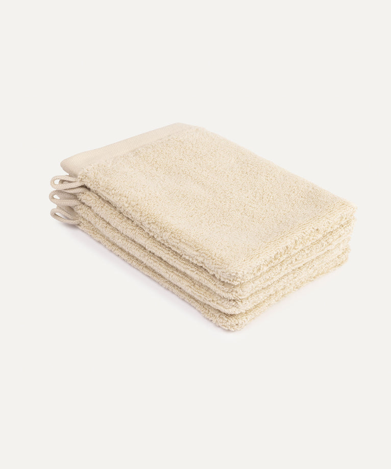 Washcloth Cream 16x21 cm | Set of 4