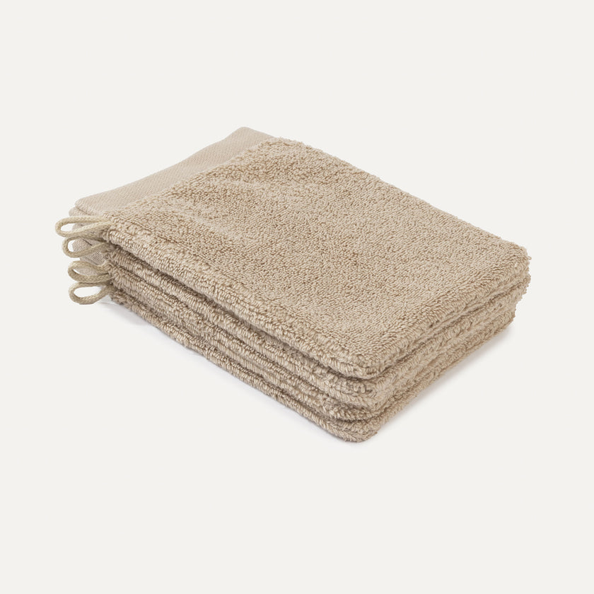 Washcloth Latte 16x21 cm | Set of 4