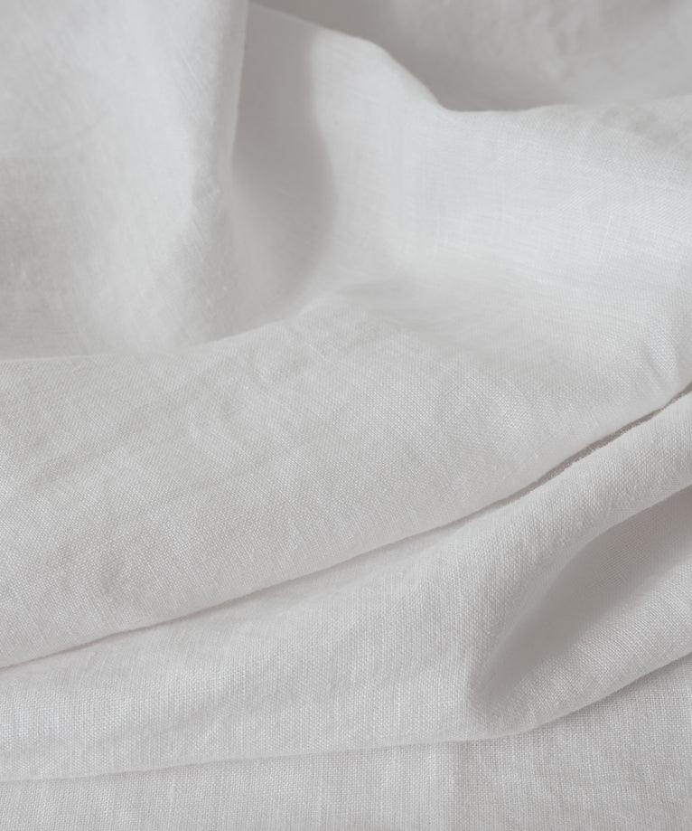 Pillowcase Washed Linen | White