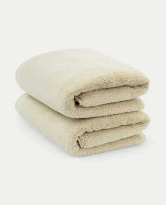 Towel zero-twist cotton 50x100 cm (2 pcs) | Pebble Beach