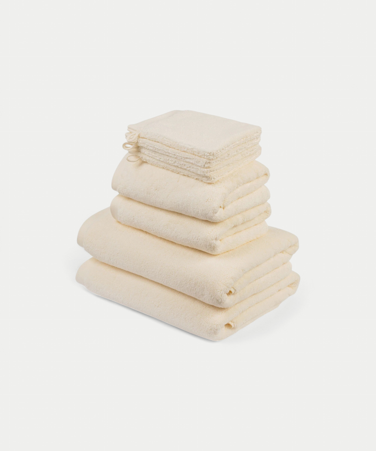 Towel Set Deluxe (8 pcs) | Cream