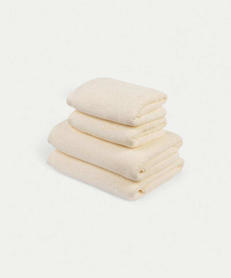 Towel set Essential (4 pcs) | Cream