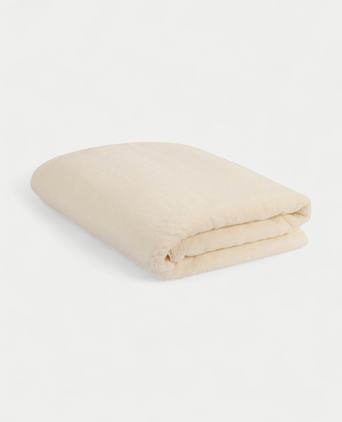 Handdoek zero-twist katoen 100x150 cm | Cream