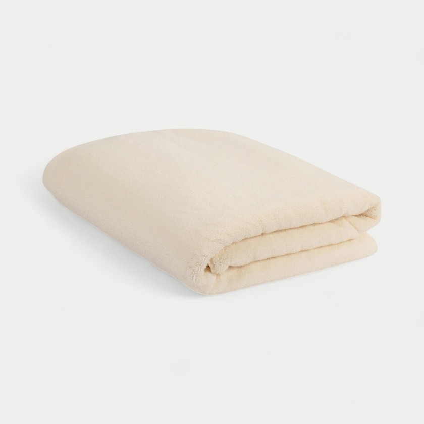 Towel zero-twist cotton 100x150 cm | Cream