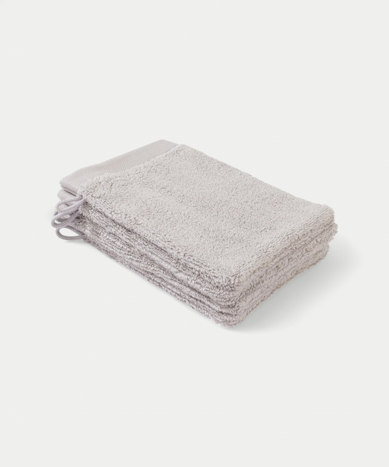 Washcloth Silver Grey 16x21 cm | 4 pcs