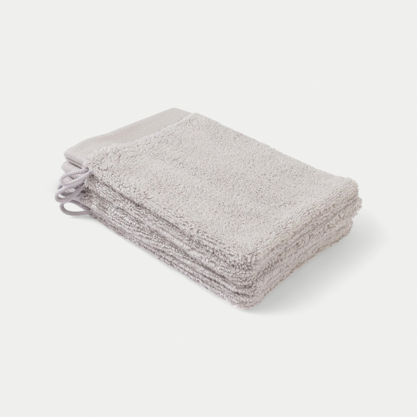 Washcloth Silver Grey 16x21 cm | 4 pcs