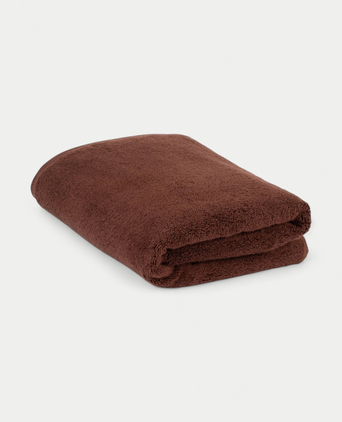 Handdoek zero-twist katoen 70x140 cm | Chestnut