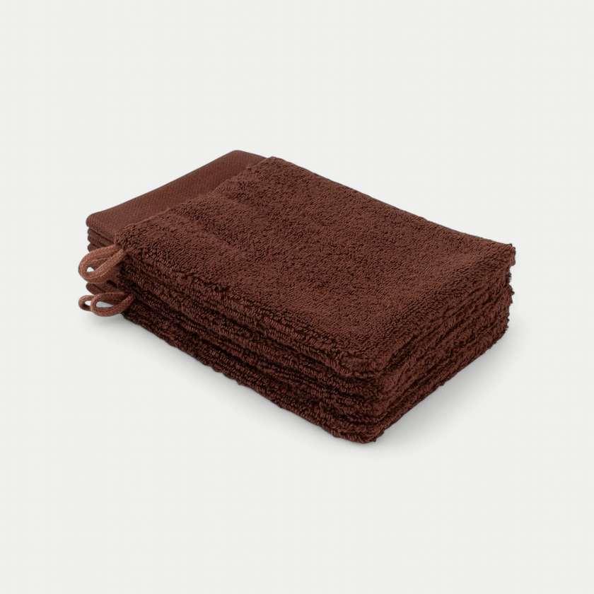 Washcloth Chestnut 16x21 cm | Set of 4
