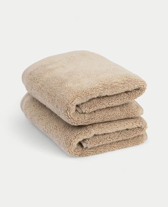 Gastendoekje zero-twist katoen 40x60 cm (2 st.) | Latte