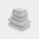 Towel Set Deluxe (8 pcs) | Silver Grey