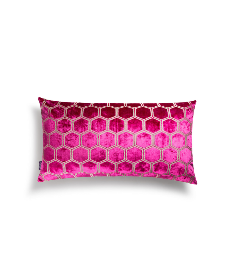 Manipur Decorative Pillow | Fuchsia