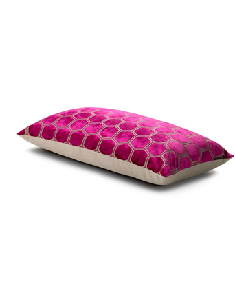 Manipur Decorative Pillow | Fuchsia