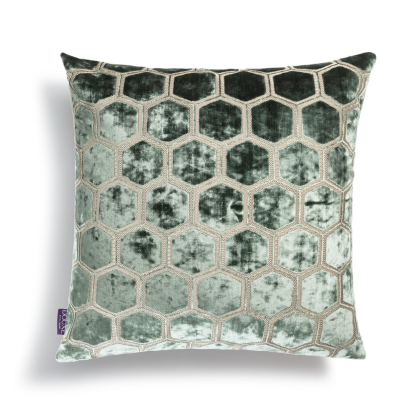 Manipur Decorative pillow 60x60 cm - Jade green