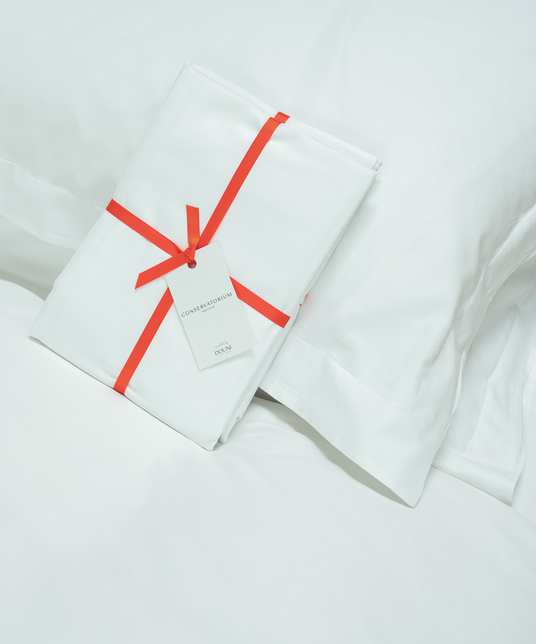 Conservatorium Hotel Duvet Cover | Egyptian Cotton | Percal 400TC White