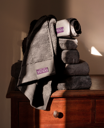 Towel zero-twist cotton | Anthracite