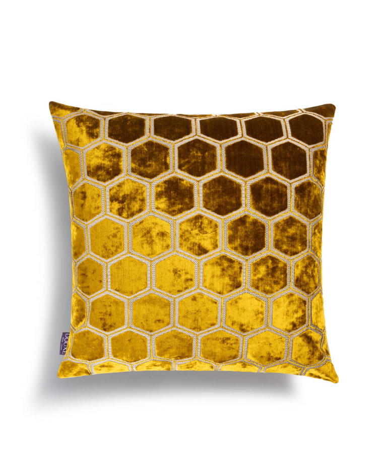 Manipur Decorative Pillow | Ochre