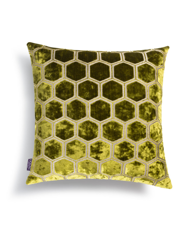 Manipur Decorative Pillow | Moss Green