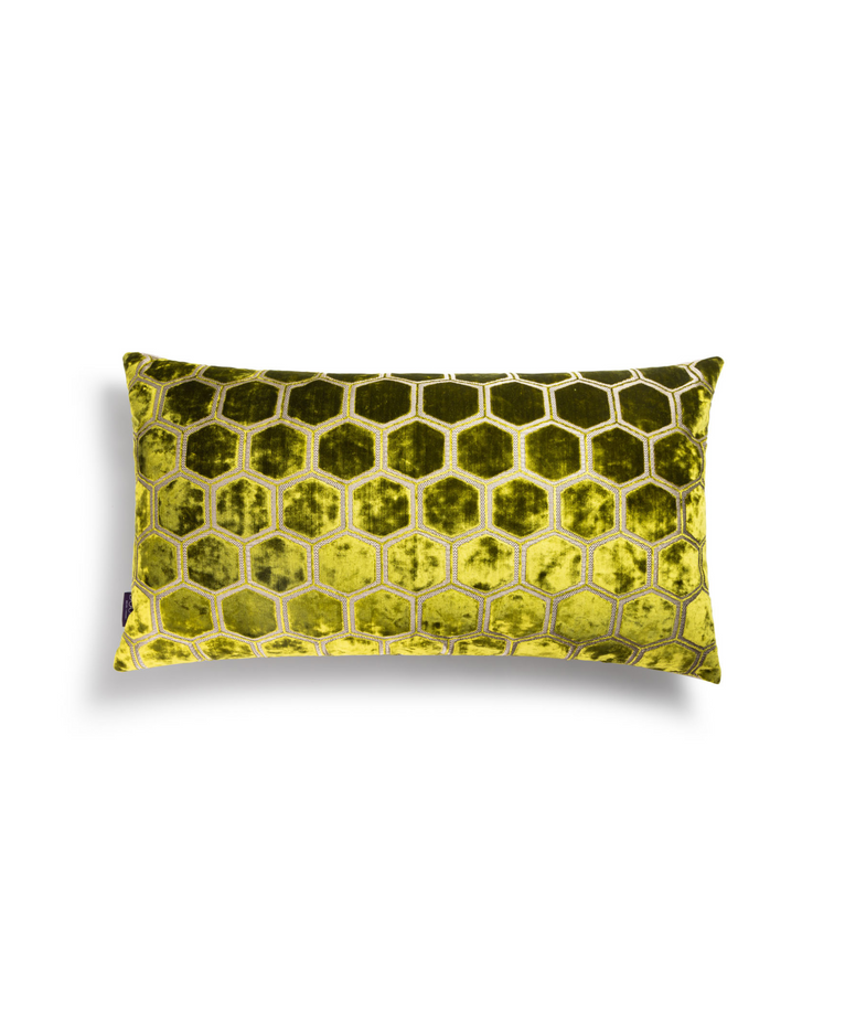 Manipur Decorative Pillow | Moss Green