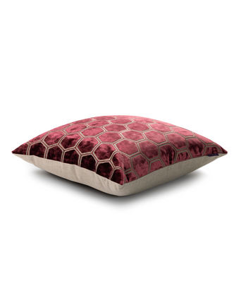 Manipur Decorative Pillow | Garnet