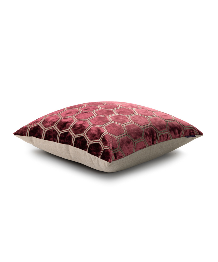 Manipur Decorative Pillow | Garnet