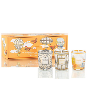 Scented candle Trio Brussels - Roma - St. Tropez Baobab