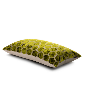 Manipur Decorative Pillow | Moss Green