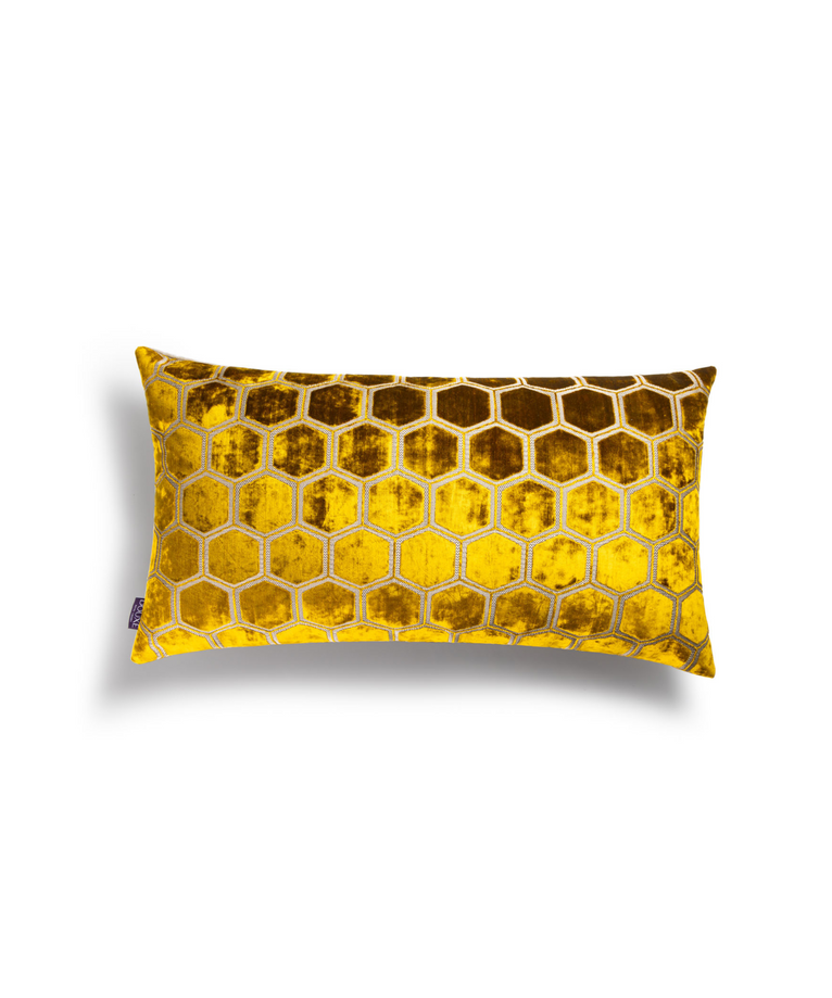 Manipur Decorative Pillow | Ochre