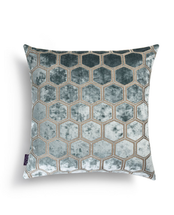 Manipur Decorative Pillow | Mint Blue