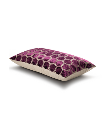 Manipur Decorative Pillow | Damson