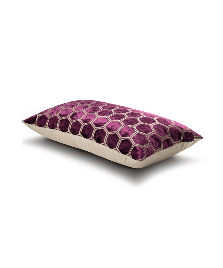 Manipur Decorative Pillow | Damson