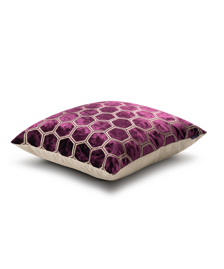 Manipur Decorative Pillow | Damson