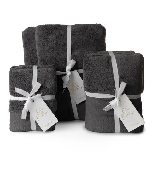 Hotel towels from Douxe, Luxury set, Light gray