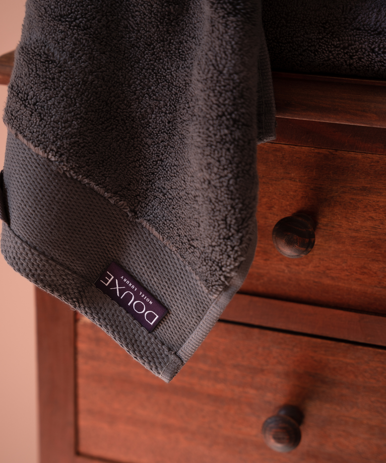 Towel zero-twist cotton | Anthracite