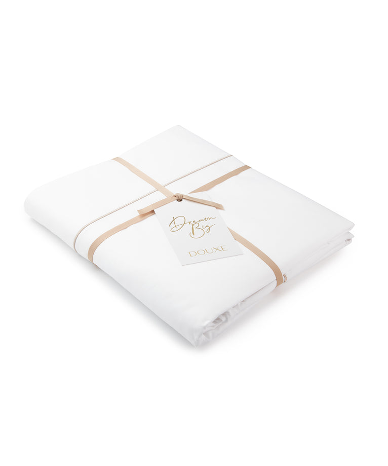 Egyptian cotton duvet cover | Percal 400 TC | Carmel