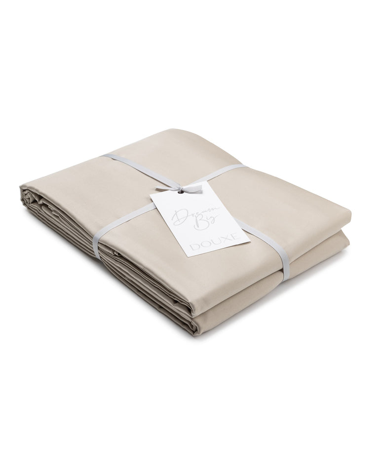 Egyptian cotton duvet cover | Satin cotton 400TC | Champagne