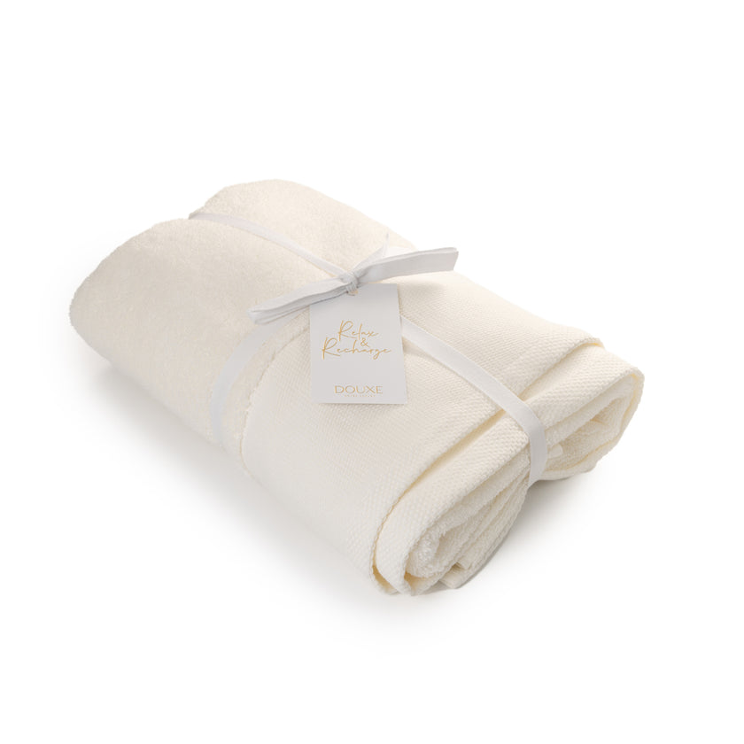 DOUXE Hotel Towel - 70x140 cm - Zero Twist - Cream