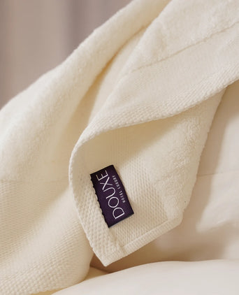 DOUXE Hotel Towel - 50x100 cm - Zero Twist (2 pcs) - Cream
