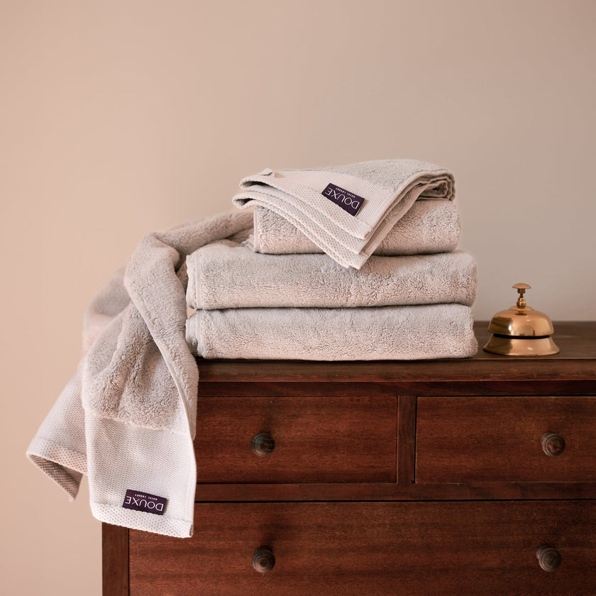 Towel zero-twist cotton | Silver grey
