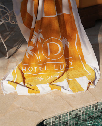 Hotel Beach Towel Cannes Beach Yellow