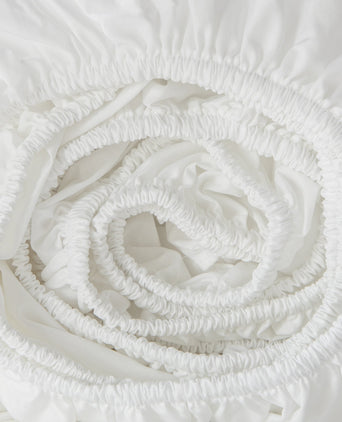 Fitted Sheet Egyptian Cotton | Douxe Percal Cotton | Gray