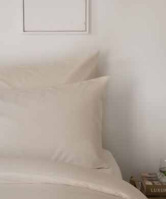 Pillowcase Egyptian cotton | Satin 400TC | Cream