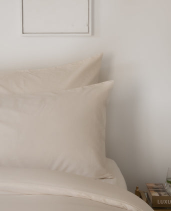 Pillowcase Egyptian cotton | Satin 400TC | Cream