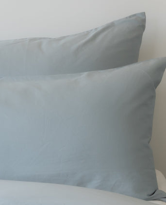 Egyptian cotton pillowcase | Satin cotton Blue